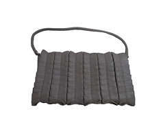 ROCHA JOHN ROCHA GREY LEATHER DOUBLE STRAP LADIES WOMENS HANDBAG