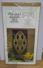 Pin Art Panel Kit African Shield Vintage 1970's Twilleys Large Boxed & Sealed