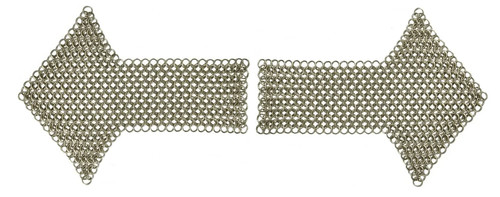Rac chainmail epaulettes royal - chainmail,
