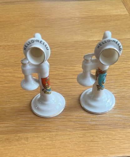 Crested ware telephones - crested, 2