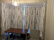 Curtains Floral Pattern Blackout Santa Maria (RRP £500)