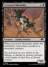 Mtg accursed marauder - accursed, (0080)