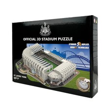 Official Newcastle United St. James' Park Stadium 3D Model Puzzle Gift