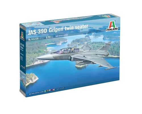 Italeri 91216 saab - italeri, jas-39d