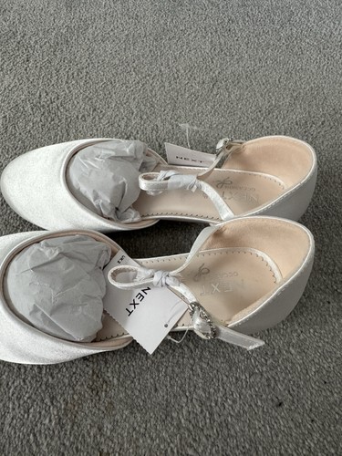 Brand new next white shoes - brand,