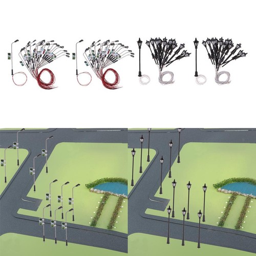 80pcs set railway led light - railway,