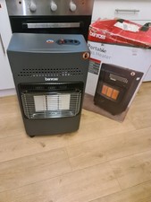 Benross Black Gas Cabinet Heater with Reg and Pipe 4100W