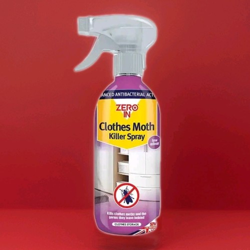 Zero clothes moth - zero, larvae