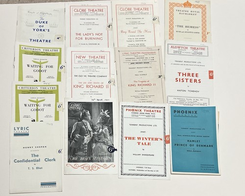 Theatre programmes 1940 - 13, 1940/50s