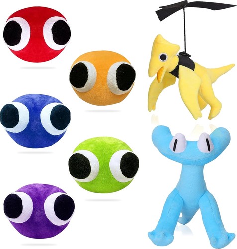 Rainbow friends plush toy - rainbow,