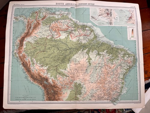 1922 antique map south - 1922,