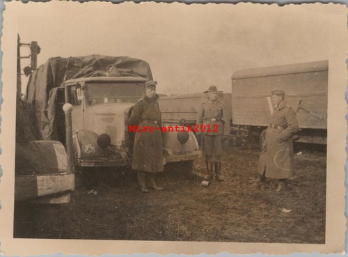 Photo ww2 german truck - german, in