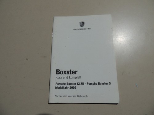 Porsche boxster boxter s - boxter,