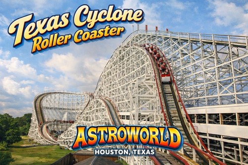 Texas cyclone roller coaster - cyclone,