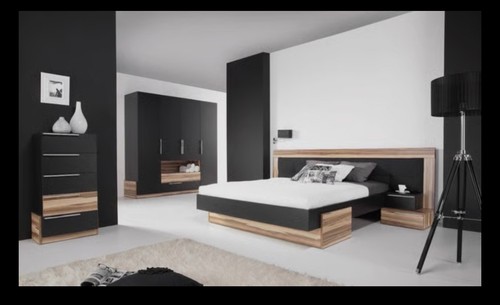 Full bedroom set morena - bedroom, black