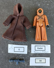 VINTAGE STAR WARS - JAWA - FIRST 12 - KADER - LARGE HOOD BROWN STITCH - MINT
