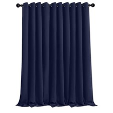 Extra Wide Single Panel Blackout Curtain Ready Made Eyelet Ring Top Curtains UK