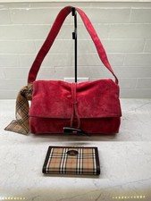Burberry Prorsum Red Suede