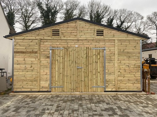 20x20 timber workshop garage - workshop,