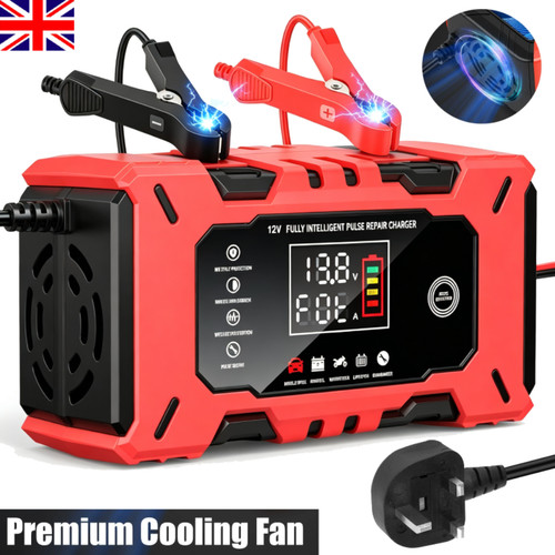 Car battery charger 12v - charger, 6a