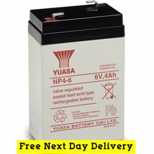 YUASA 6 VOLT 4AH BATTERY