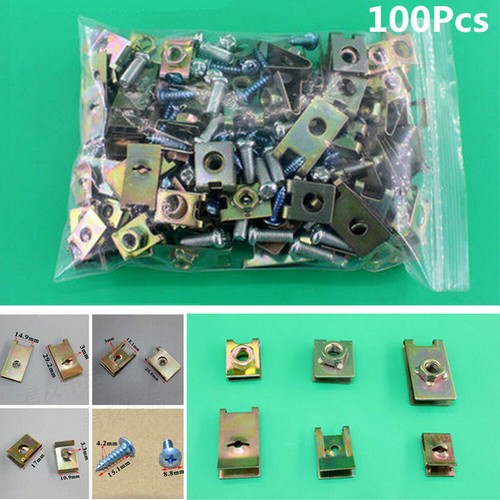 100x car auto fasteners - 100x,