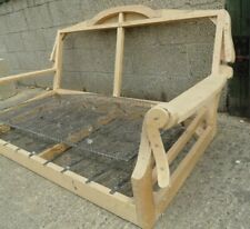 Grand 2 Seater BEECH Lounge Cottage Sofa Settee Frame Sprung Seat Upholstery