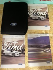 FORD FIESTA 2017-23 OWNERS HANDBOOK MANUAL PACK AND WALLET with Service book