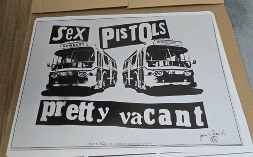 Sex pistols poster print - pistols,, a3