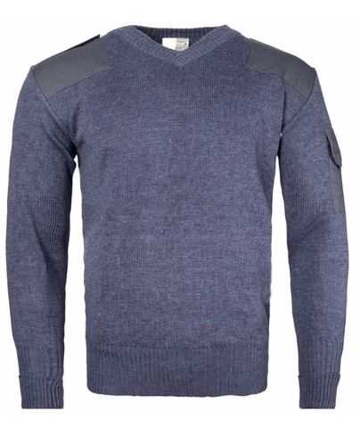 Blue neck raf - blue, jumper