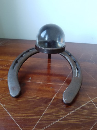 Crystal ball holder - holder, horseshoe