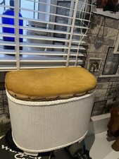 Lovely Lloyd Loom Looking Box Very Good Condition Top Recovered 