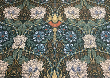 WILLIAM MORRIS VELVET CURTAIN