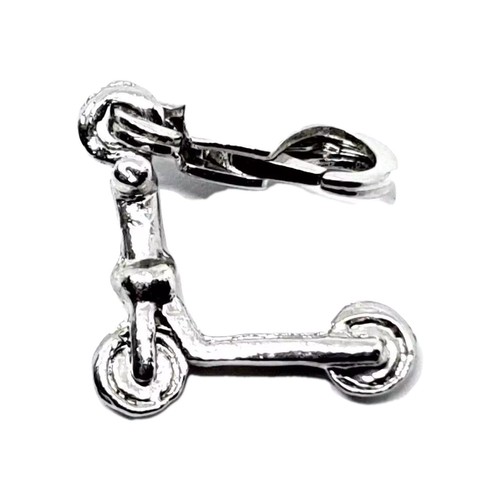 Scooter charm silver alloy - charm,