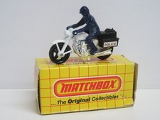 Matchbox Superfast MB33 Police Motorcycle & Rider - Mint/Boxed