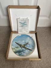 DANBURY MINT CLASSIC RAF AIRCRAFT SUPERMARINE SPITFIRE COLLECTORS PLATE BOXED