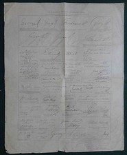 Antique Georgian Autograph