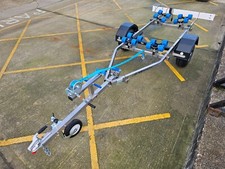 NEW 750kg Stainless Steel RIB Rigid Inflatable Boat Jet Boat Road Roller Trailer