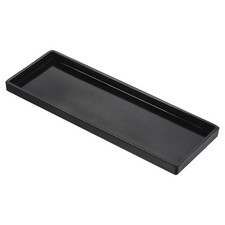 13x5" Fast Food Tray Black