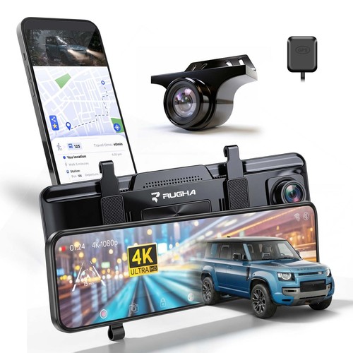 Mirror dash cam - 4k,