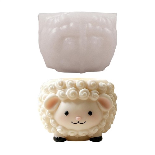 Sheep shape concrete flower - shape,