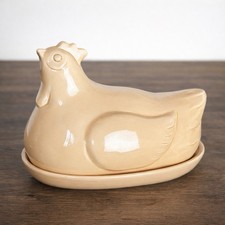 Vintage Ceramic Chicken Egg
