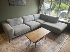 DFS Lexia Left Hand Facing Corner Sofa Grey RRP £1380