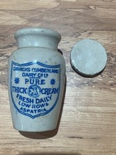 Antique stoneware cream pot