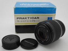 PENTACON PRAKTICAR PB 4-5.6 70-210 MC CAMERA LENS with Box - UNTESTED 