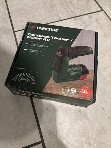 Parkside cordless tacker - cordless,