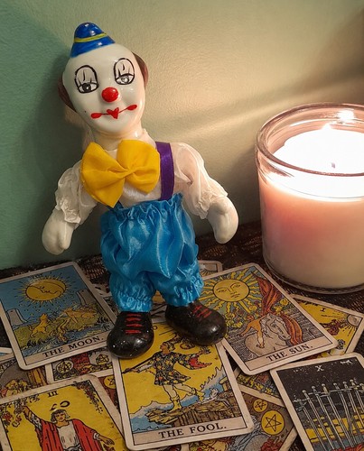 Haunted clown doll - clown, alex