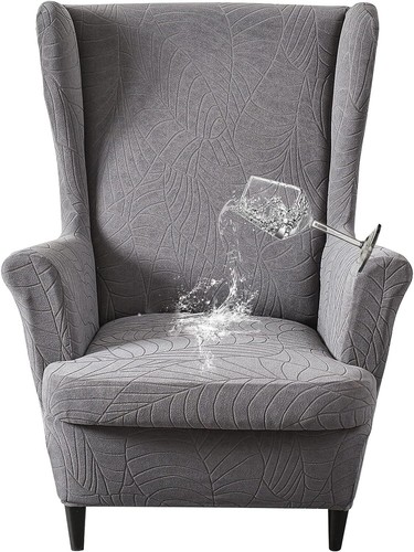 Piece wingback chair cover - wingback,