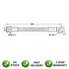 Brake Hose Front Left SJR Fits