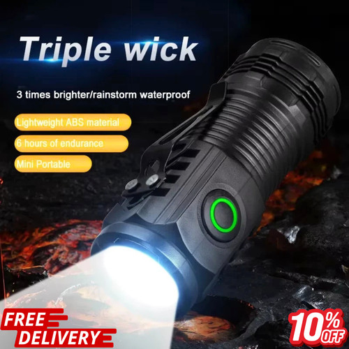 1200000lm usb rechargeable led - rechargeable,
